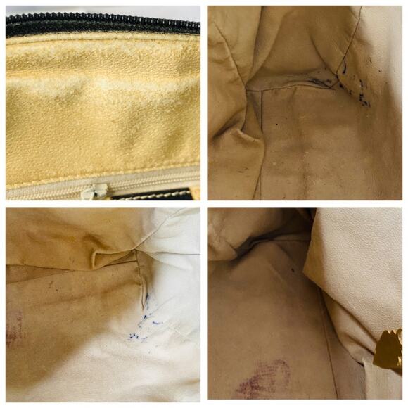 Gucci Black GG Supreme Canvas Boston Satchel with Crossbody Strap Authentic - Picture 14 of 15